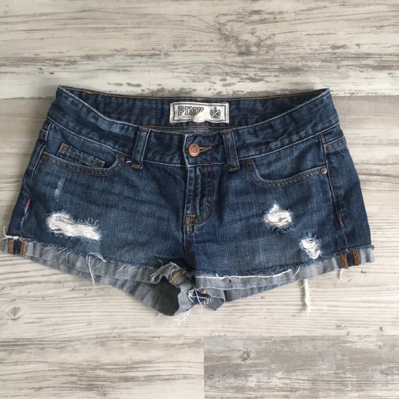 Victoria Secret PINK jean shorts - Picture 1 of 2